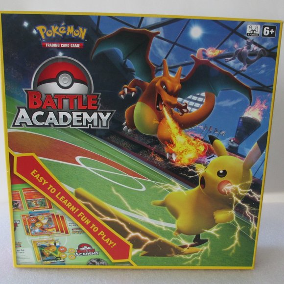 POKEMON BATTLE ACADEMY GAME BOX + BOARD + CARD SLEEVES+ - Picture 3 of 16